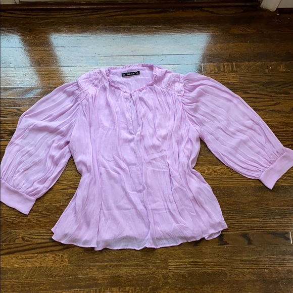 Zara Purple Blouse - Picture 2 of 13
